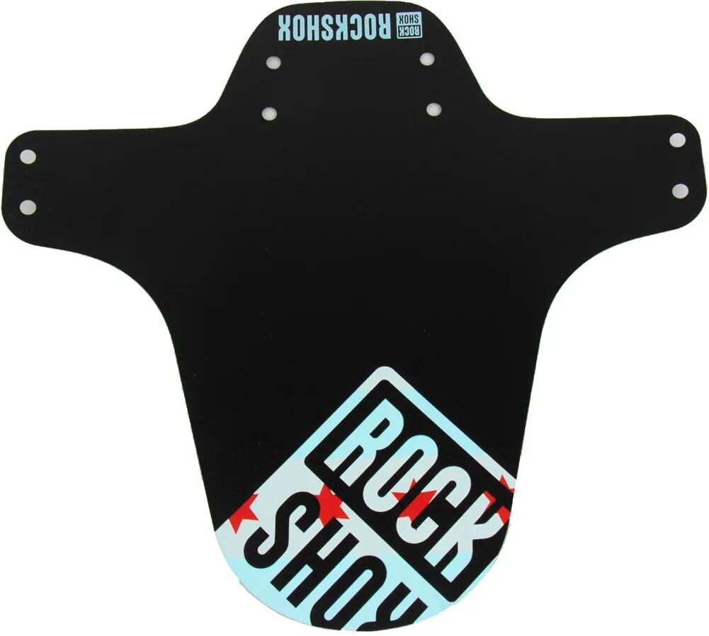 RockShox-Schmutzfänger, Vorderrad-Kotflügel, aufsteckbarer Kotflügel, schwarze Chicago-Flagge