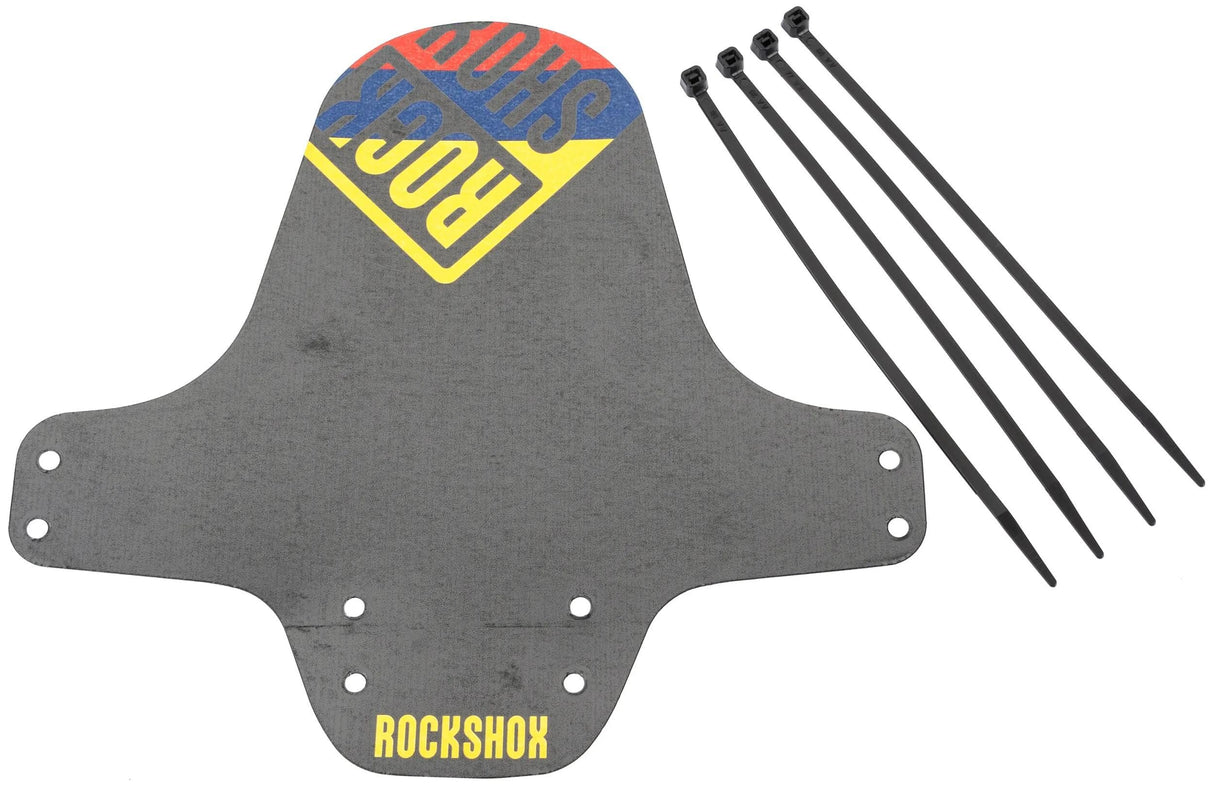 RockShox Schmutzfänger, Vorderrad-Kotflügel, Clip-on-Kotflügel RS, schwarze Kolumbien-Flagge