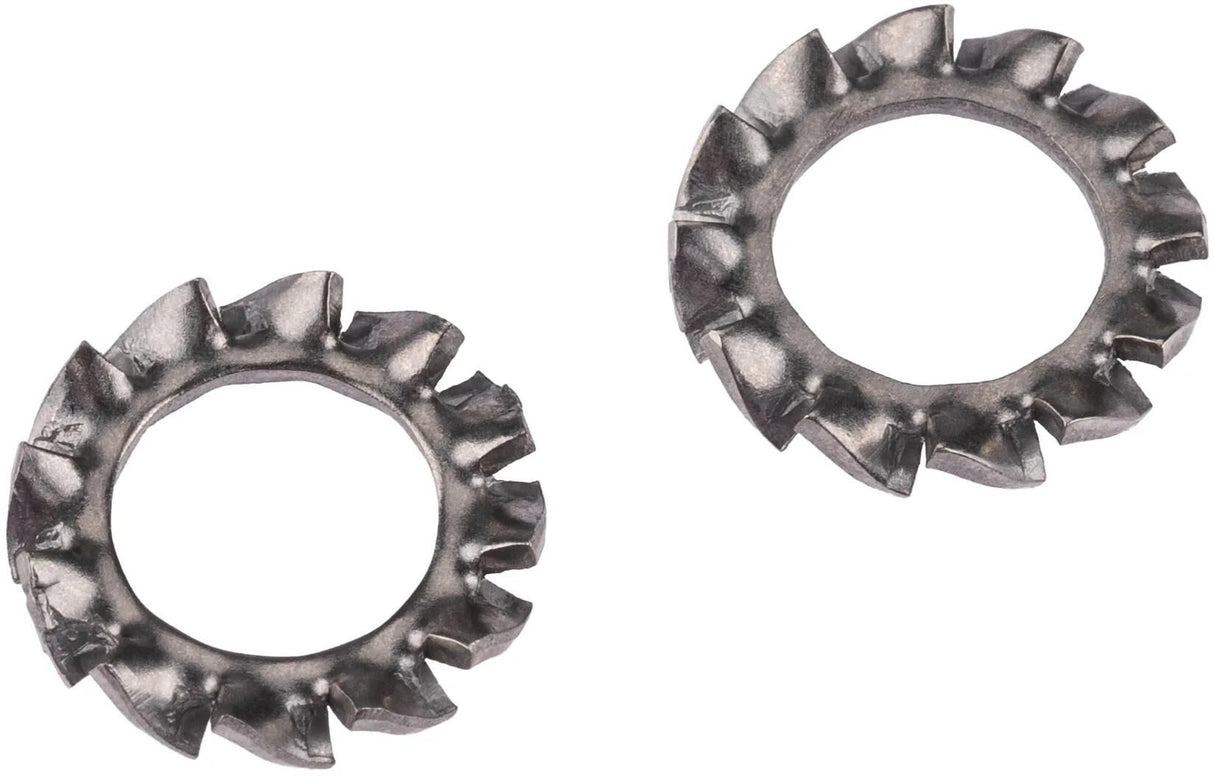Fix-Nippel, gezahnter Ring, gezahnte Unterlegscheibe, Fix-Nippel. m6 Edelstahl