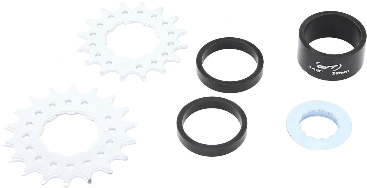 Contec Single Speed Adapter Ad-One Speed CT Adap. Ad-One-Geschwindigkeit für Singlespeed 16 18t einstellen