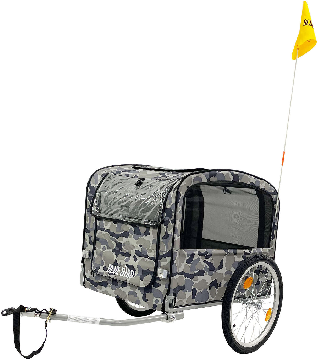 Blue Bird Fahrrad Hundewagen Hundeanhänger 20 Tarnung