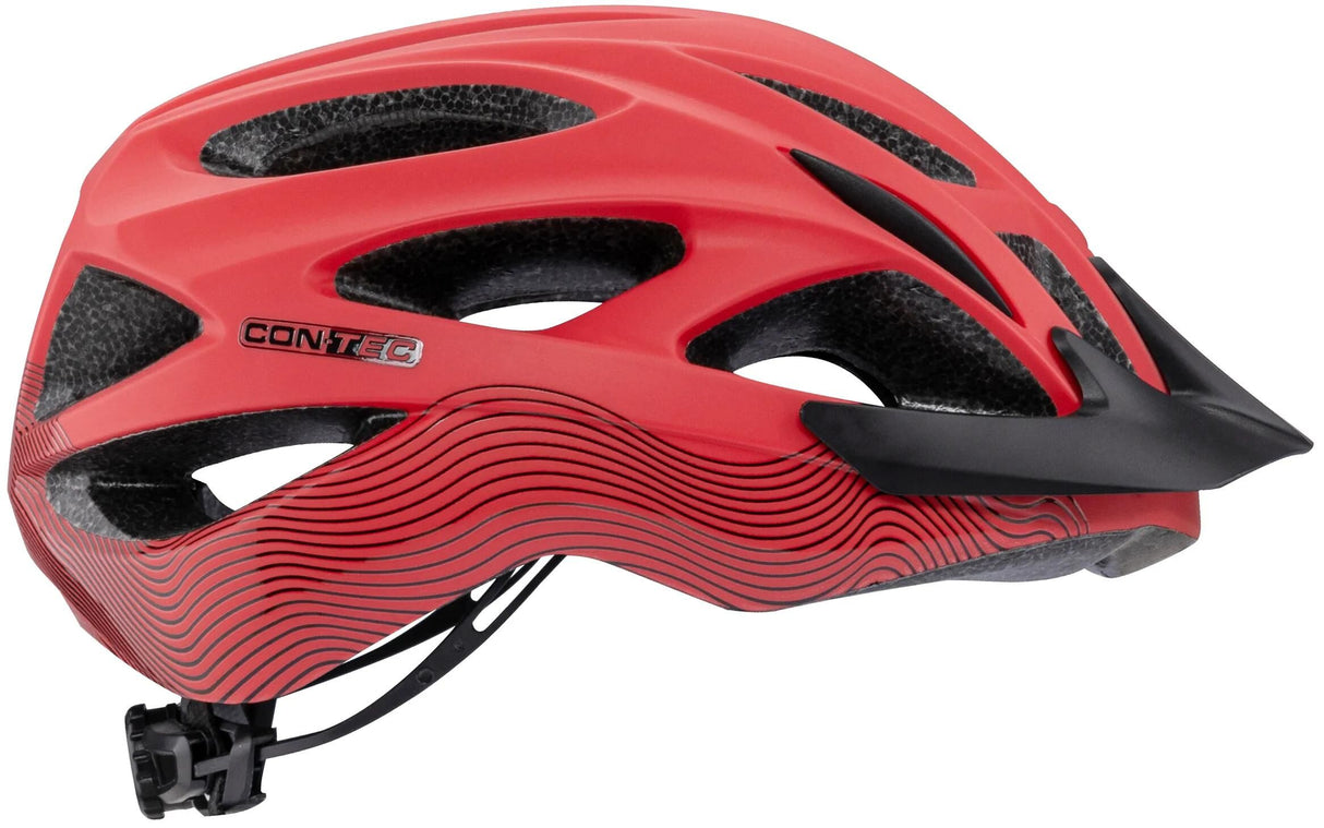 Contec Helm Laska CT Helme Laska Gr. m l matt rot schwarz
