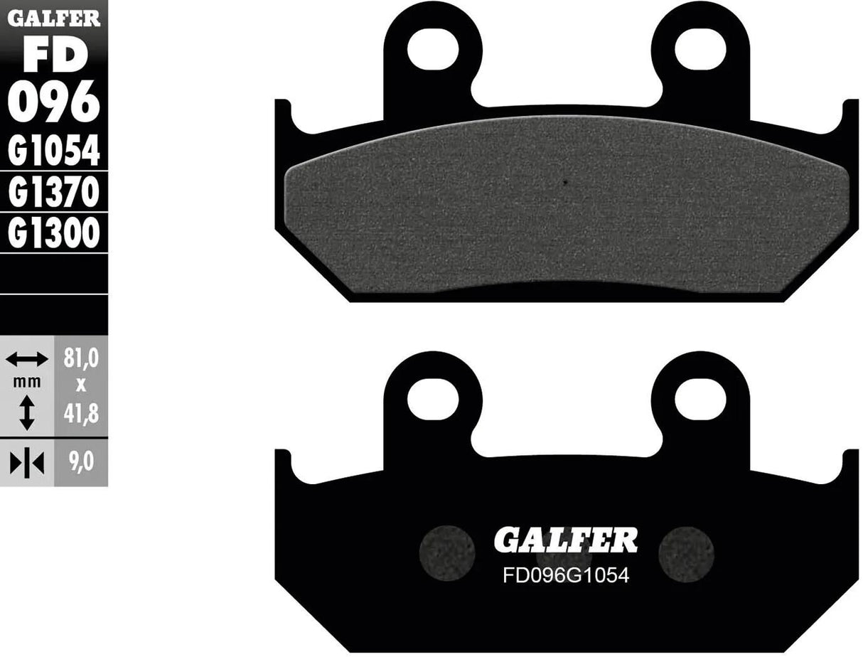 Galfer Bremsbeläge fd096 Bremsbelag fd096 g1054 organisch