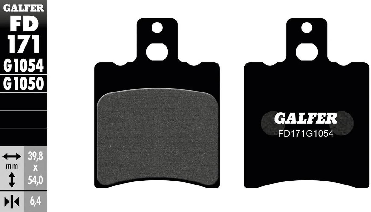 Galfer Bremsbeläge fd171 Bremsbelag fd171 g1054 organisch