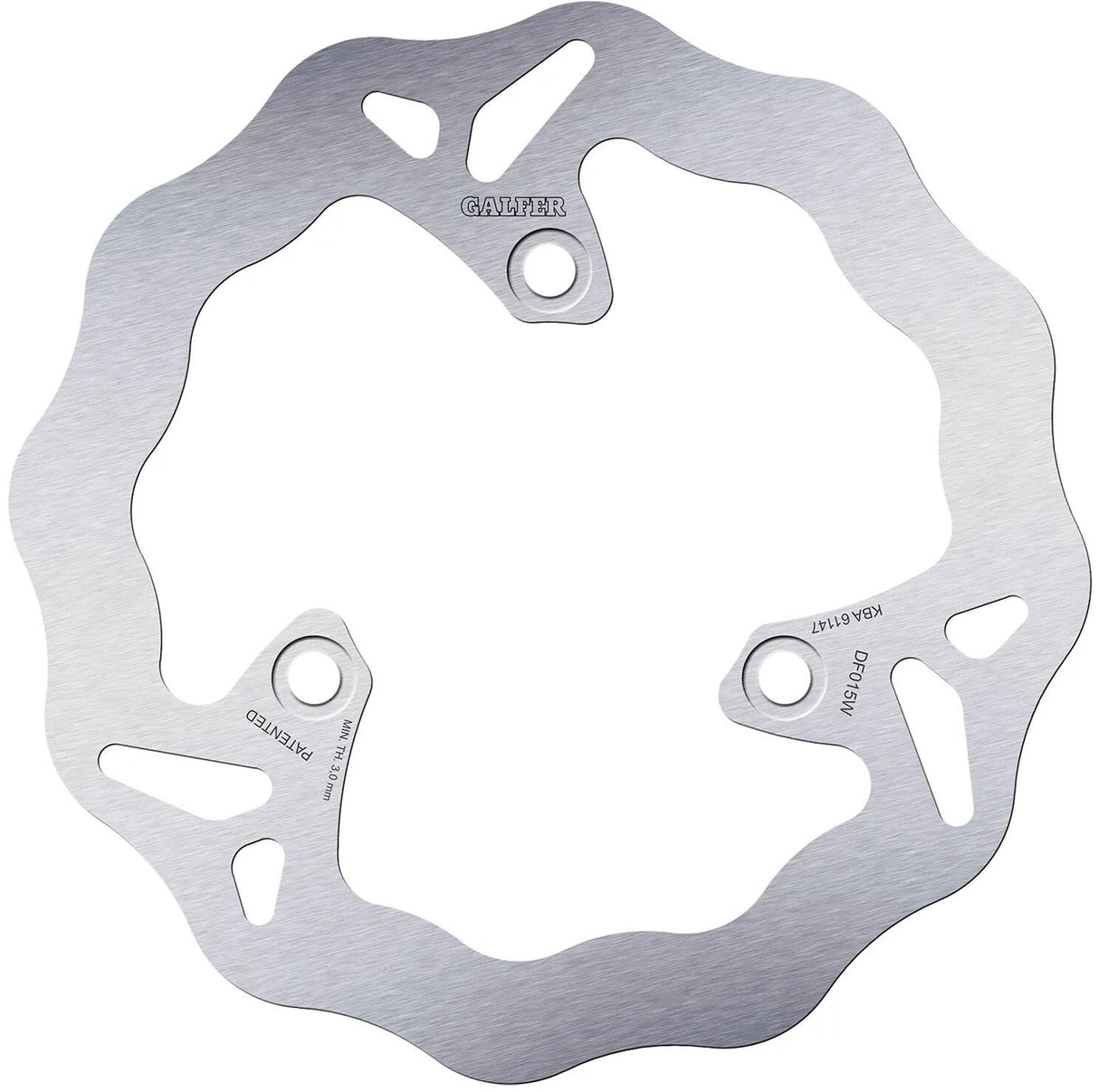 Galfer Wave-Bremsscheibe DF015 Rotor DF015 Typ W starr