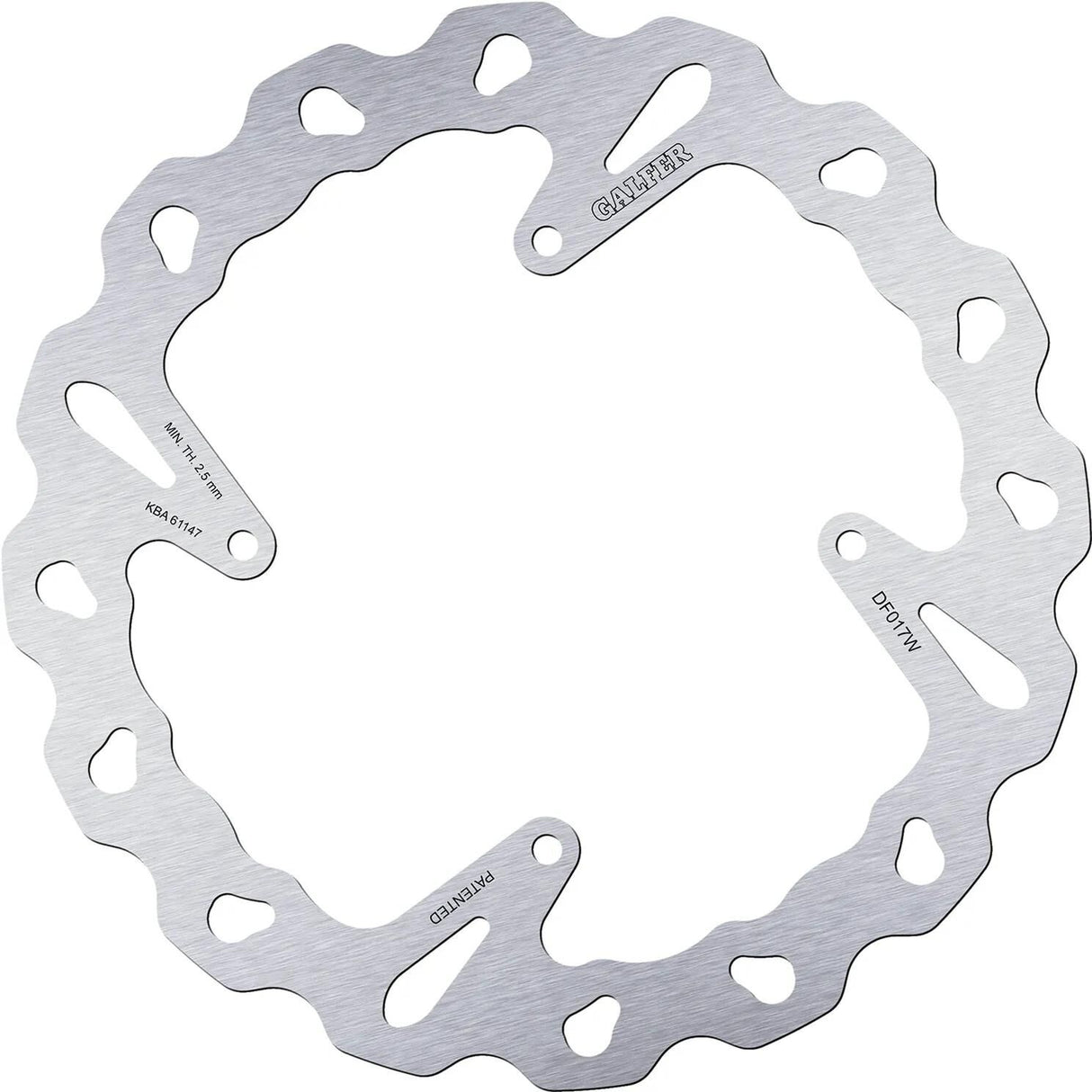 Galfer Wave-Bremsscheibe DF017 Rotor DF017 Typ W starr