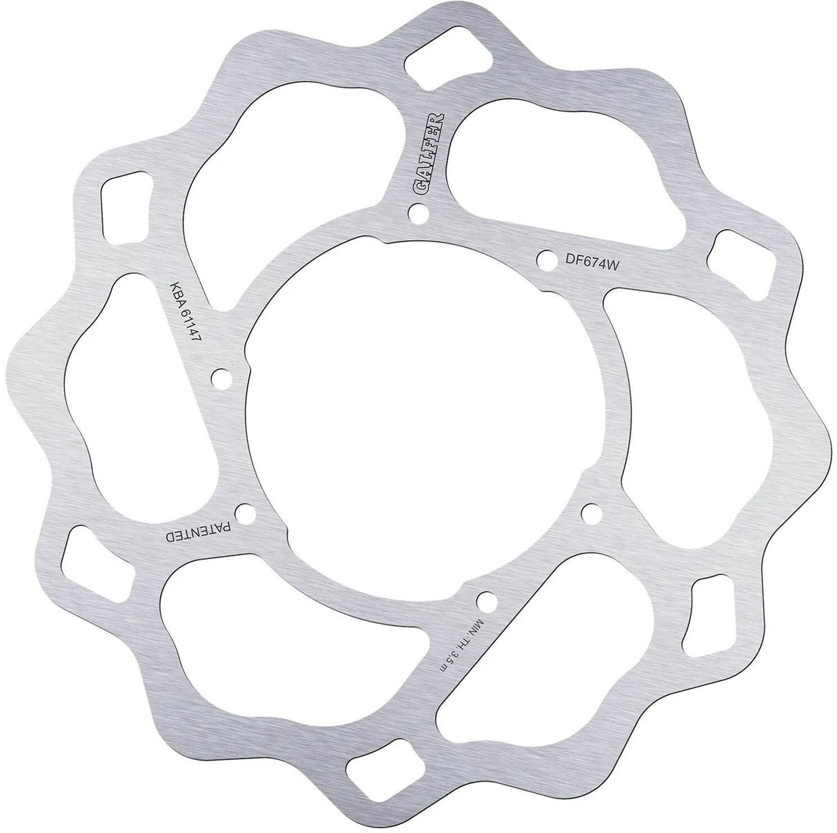 Galfer Wave-Bremsscheibe DF674 Rotor DF674 Typ W starr