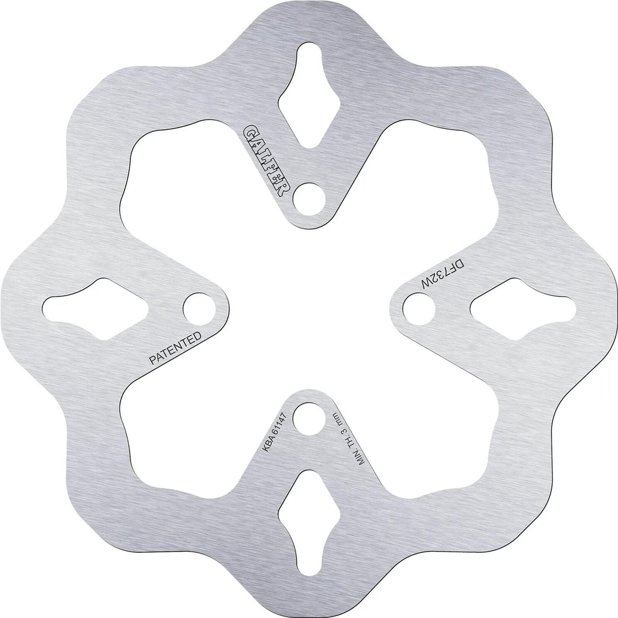 Galfer Wave-Bremsscheibe DF732 Rotor DF732 Typ W starr