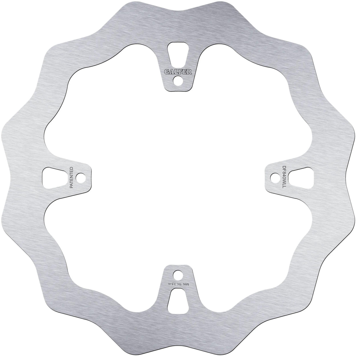 Galfer Golf Bremsscheibe DF840 Wave Rotor DF840 wird im Gelände starr und schlammig sein