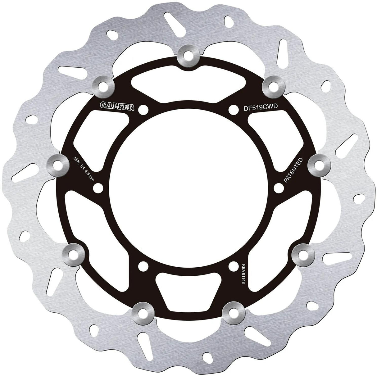 Galfer Golf Bremsscheibe DF519 Rotor Bremsscheiben schwimmend rechts