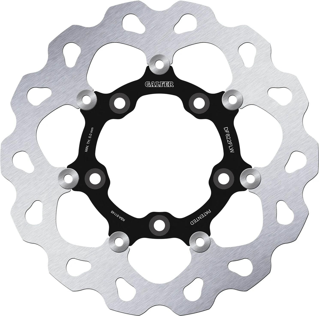 Galfer Golf Bremsscheibe DF822 Rotor DF822 Typ FLW schwimmend