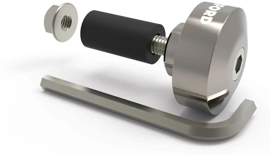 Oxford-Lenkerstopfen, 1 Lenkerstopfen, 1 silberner 22-mm-Lenker