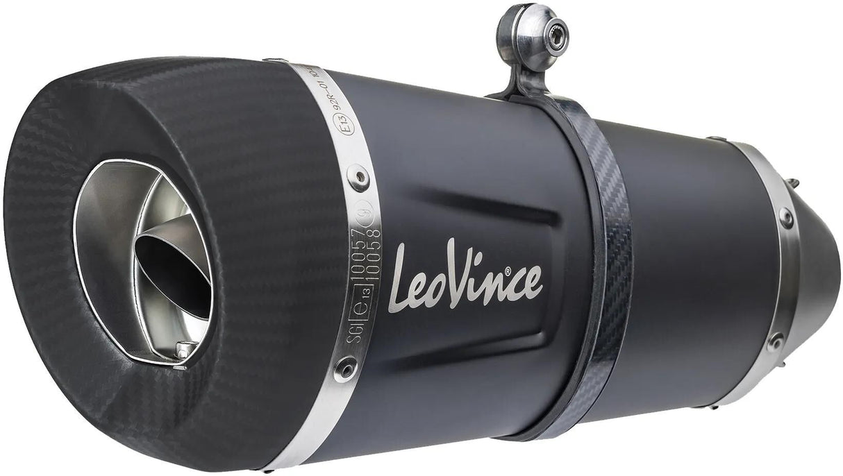 Leovince Schalldämpfer SBK Factory S Black Edition Schalld Leo Slipon Fact.S SW