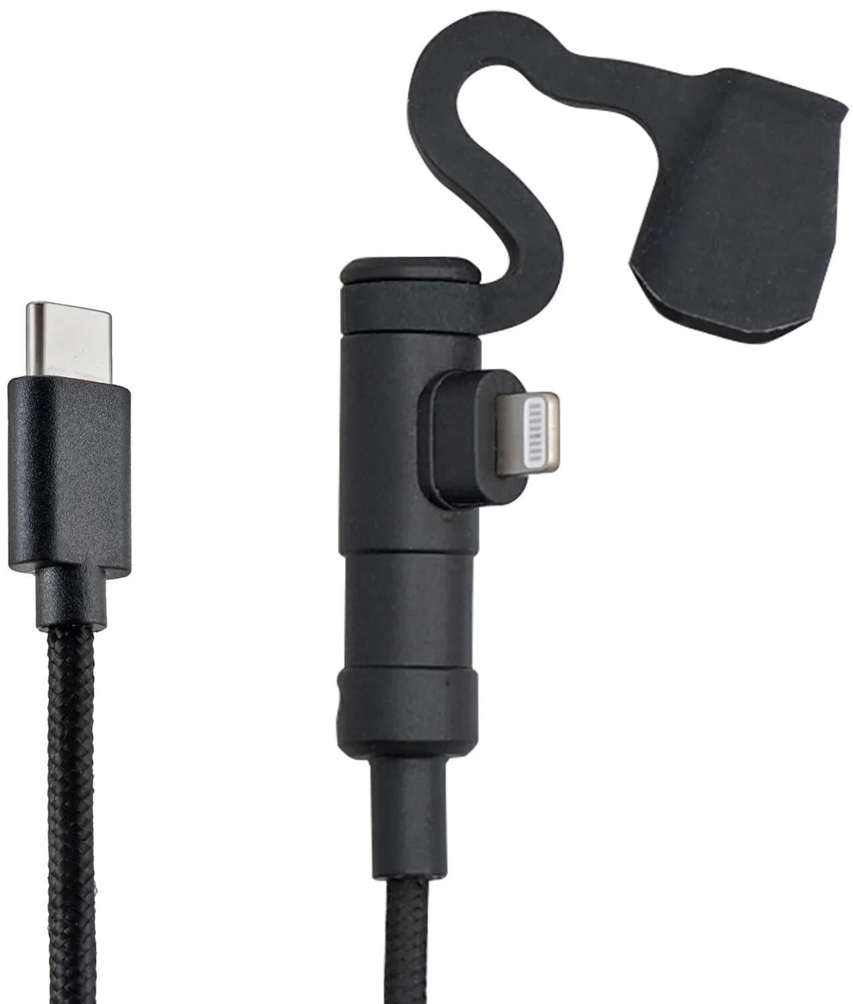 Daytona USB-Ladekabel Motorrad USB-Kabel Typ-C auf Licht SW 20cm