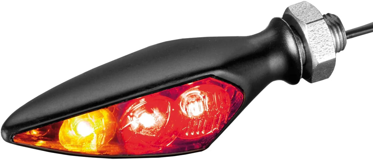 Kellermann LED-Blinker Rhombus S DF Dark Blinker KL Rhombus S Dark RL hinten kaputt. sw