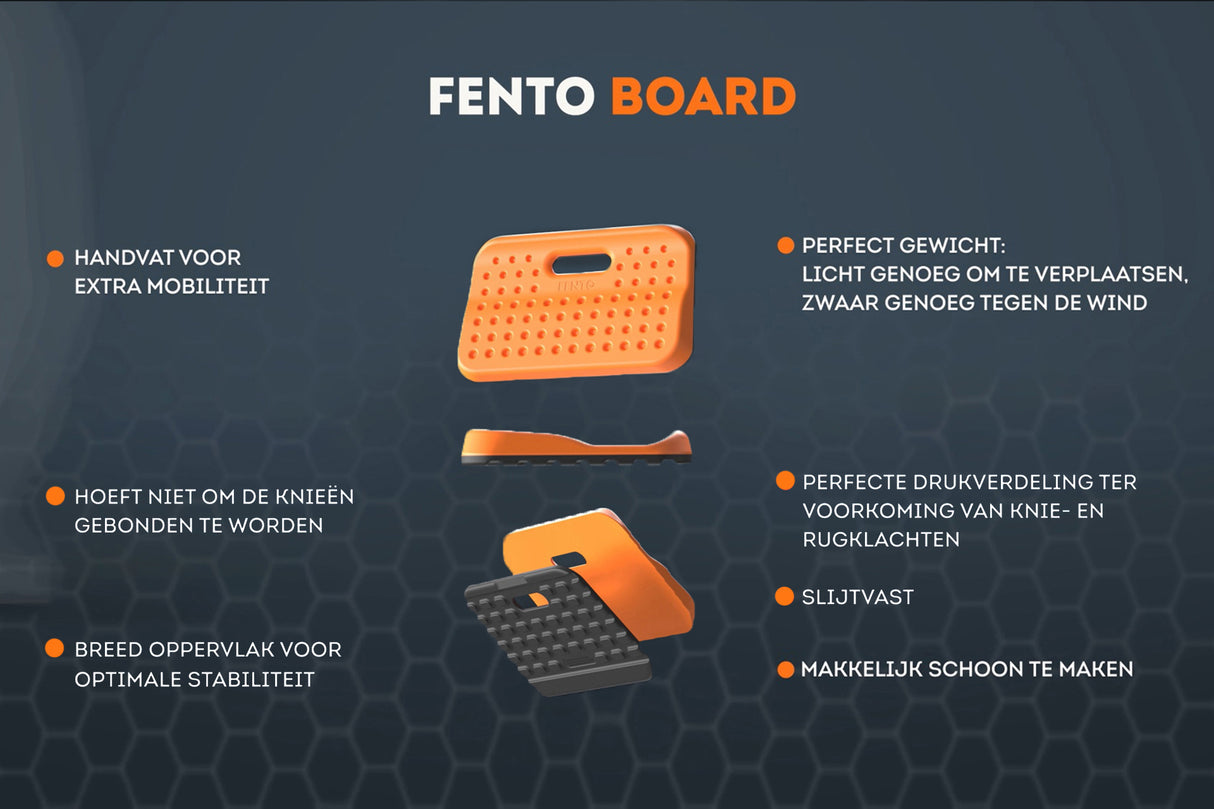 Ergonomische Kniematte aus Fento-Board pro Stück