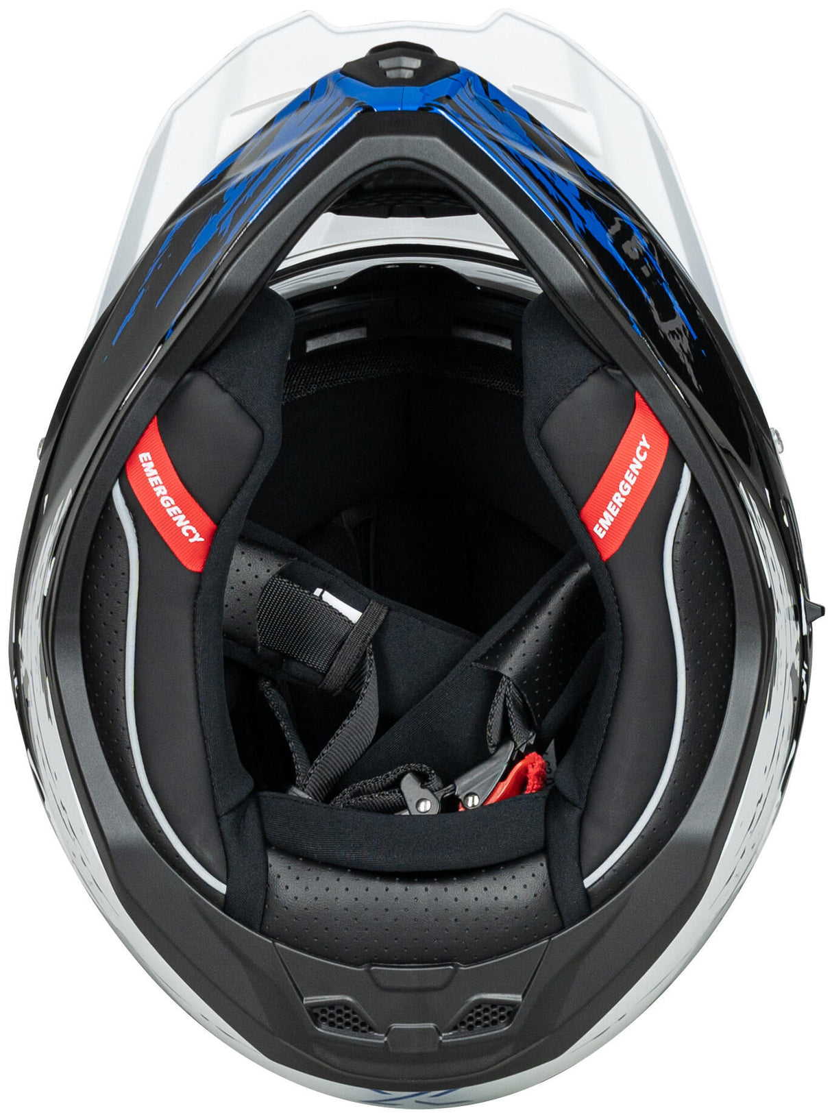 Spec-x Enduro-Helm SX-62.01 R1 Stinger Adv Helm Spac-X SX-62.01 R1 Stinger Adv XL Weiß Blau