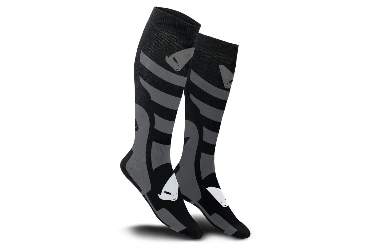 Ufo Piss-Socken Offroad-Socken Ufo kurz schwarz grau Gr. m