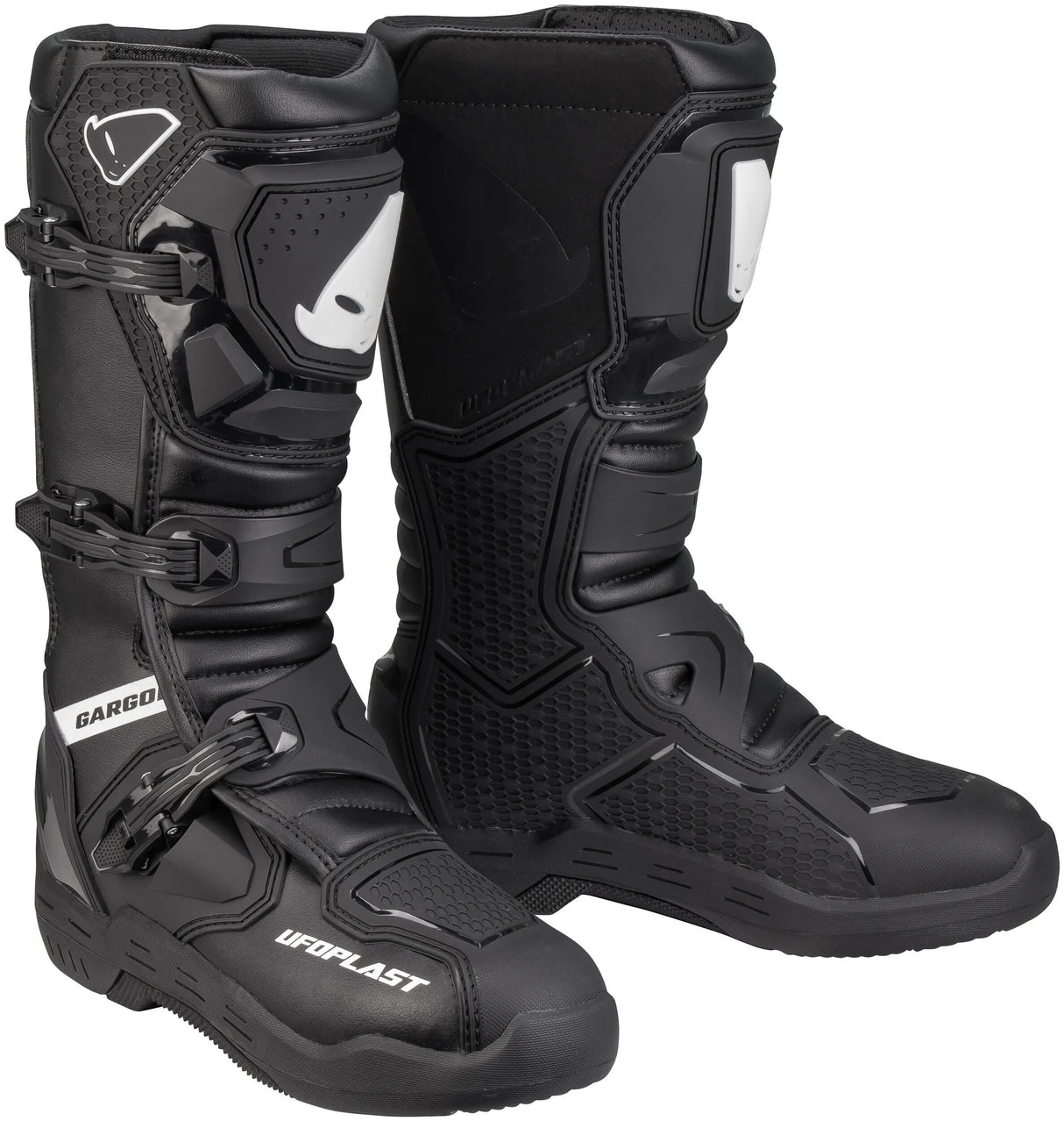 UFO Plast Stiefel Gargor Stiefel UFO Gargor Schwarz Weiß Gr. 44