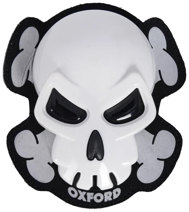 Oxford-Knieschleifer Knieschleifer Totenkopf weiß