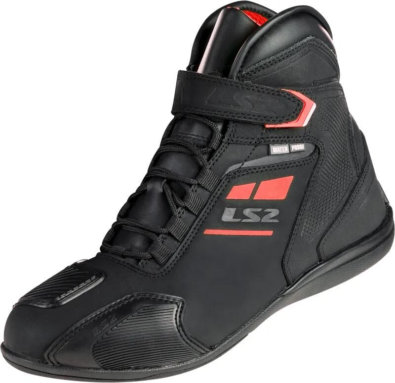 Ls2 garra wp man boot stiefel garra man wp schwarz rot 45