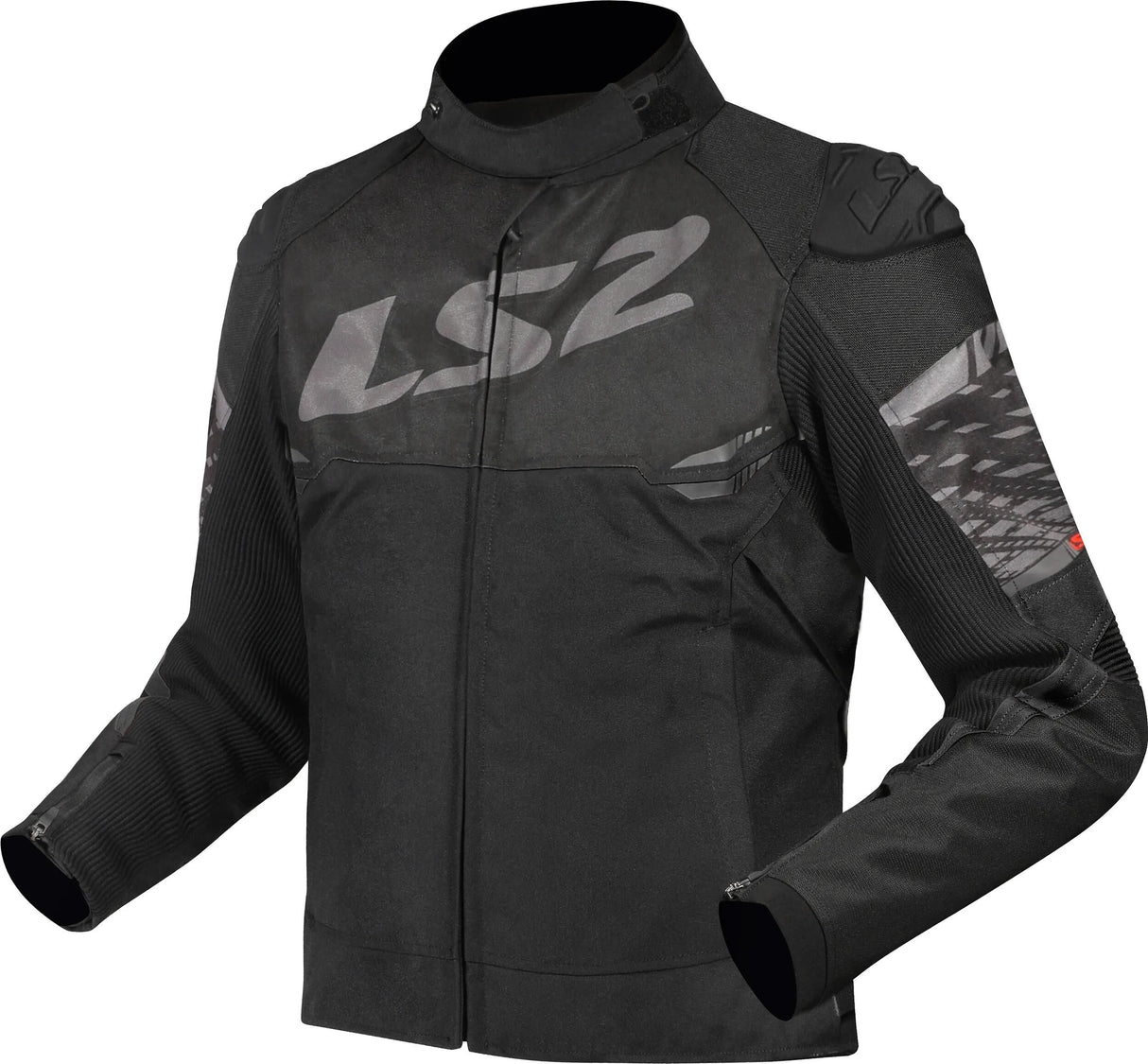 Ls2 Apex Jacke Jacke Apex Damen Schwarz Dunkelgrau Gr. l
