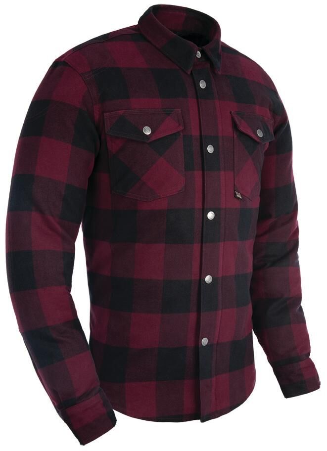 Oxford-Jacke Kickback 2.0 Hemd Hemden Kickback 2. Schwarz Rot Größe 4XL