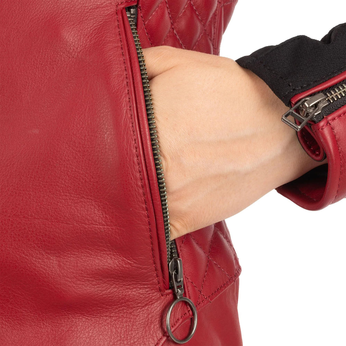 Oxford-Lederjacke Radley aus Lederjacke Rad ws rot 40