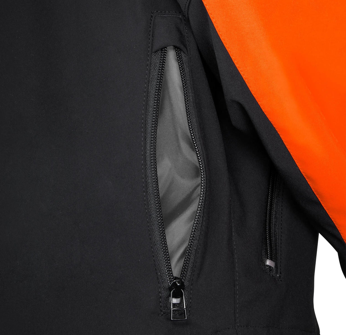 UFO Pinkeljacke Taiga Endurojacke UFO Schwarz Orange Gr. m