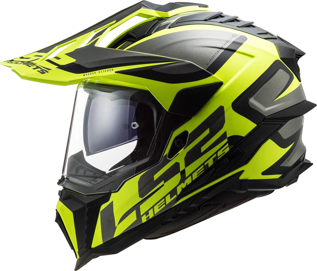 Ls2 Enduro-Helm MX701 Explorer Alter, abnehmbar und waschbar, Rettungswangenpolster, mikrometrischer Verschluss, abnehmbares Helmoberteil, Vorbereitung für Helmkommunikation, Pinlock 70 Maxvision™. Helm MX701 Explorer Alter M Bl. gelbmatt