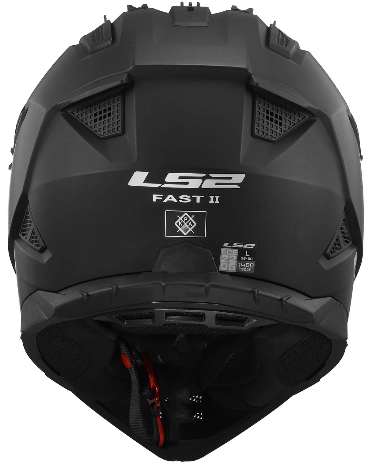 Ls2 Motocross-Helm MX708 Fast II Solid. Helm MX708 Fast II Solid Mattschwarz Gr. xxl