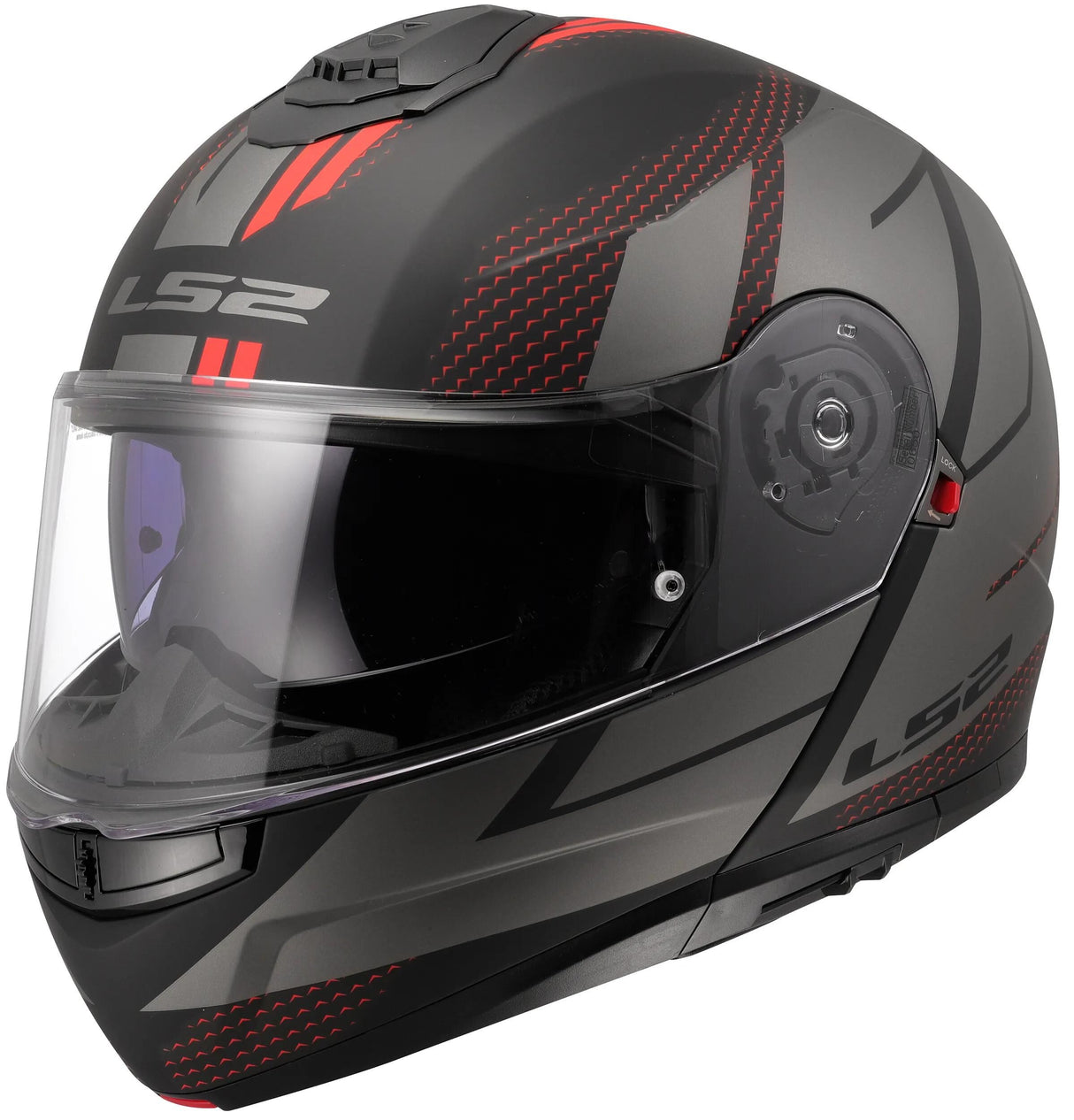 Ls2 Klapphelm ff908 Strobe II Code. Helm ff908 Stroh. II Code 3xl schwarz grau matt