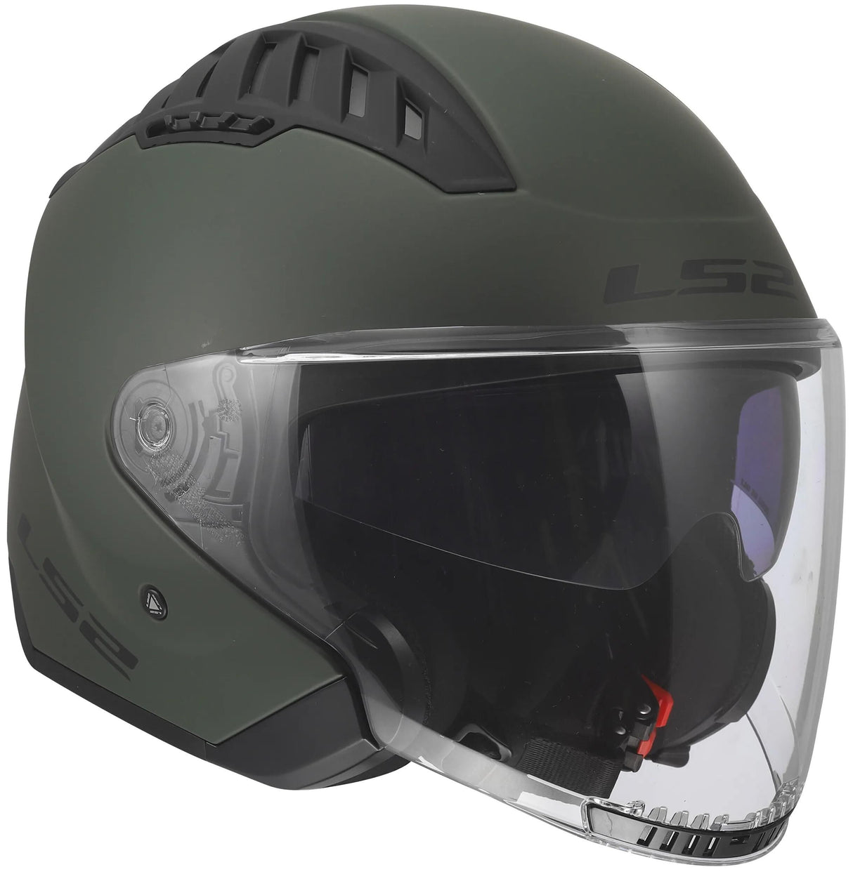 Ls2 of600 Copter II solider Jethelm Helm of600 Copter i militärgrün gr. xxl