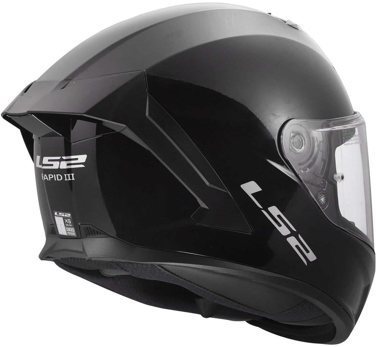 Ls2 Integralhelm FF820 Rapid III Solid Helme FF820 Rapid I Solid Schwarz Gr. l