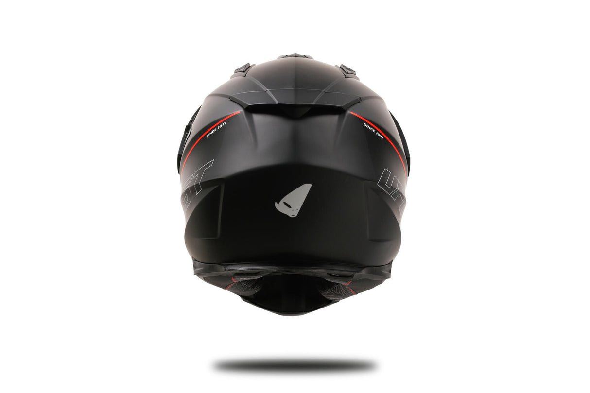 Ufo Plast Enduro Helm Aries Helm Aries L schwarz rot