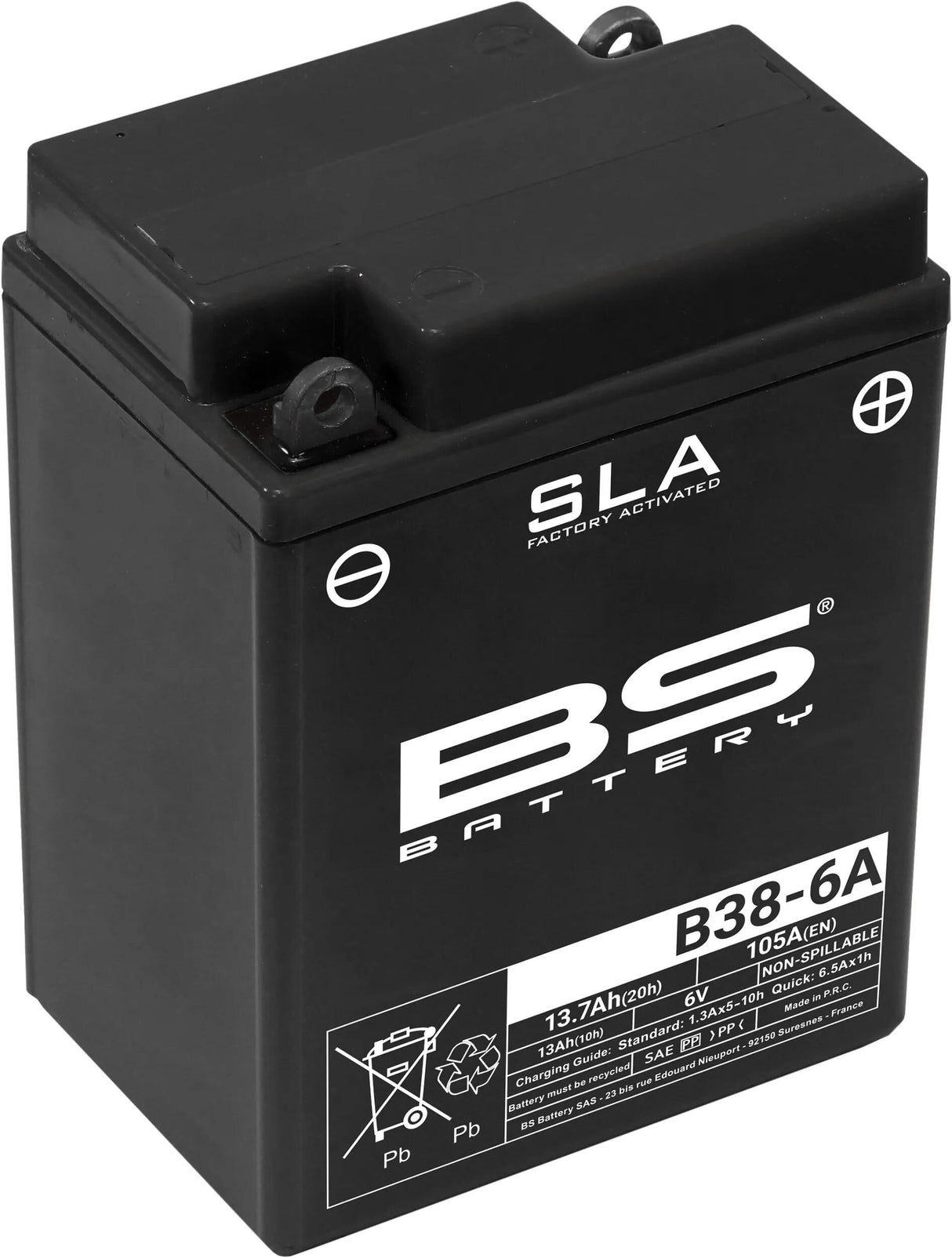 BS-Batterie Batterie b38-6a . Batterie b38-6a bs sla