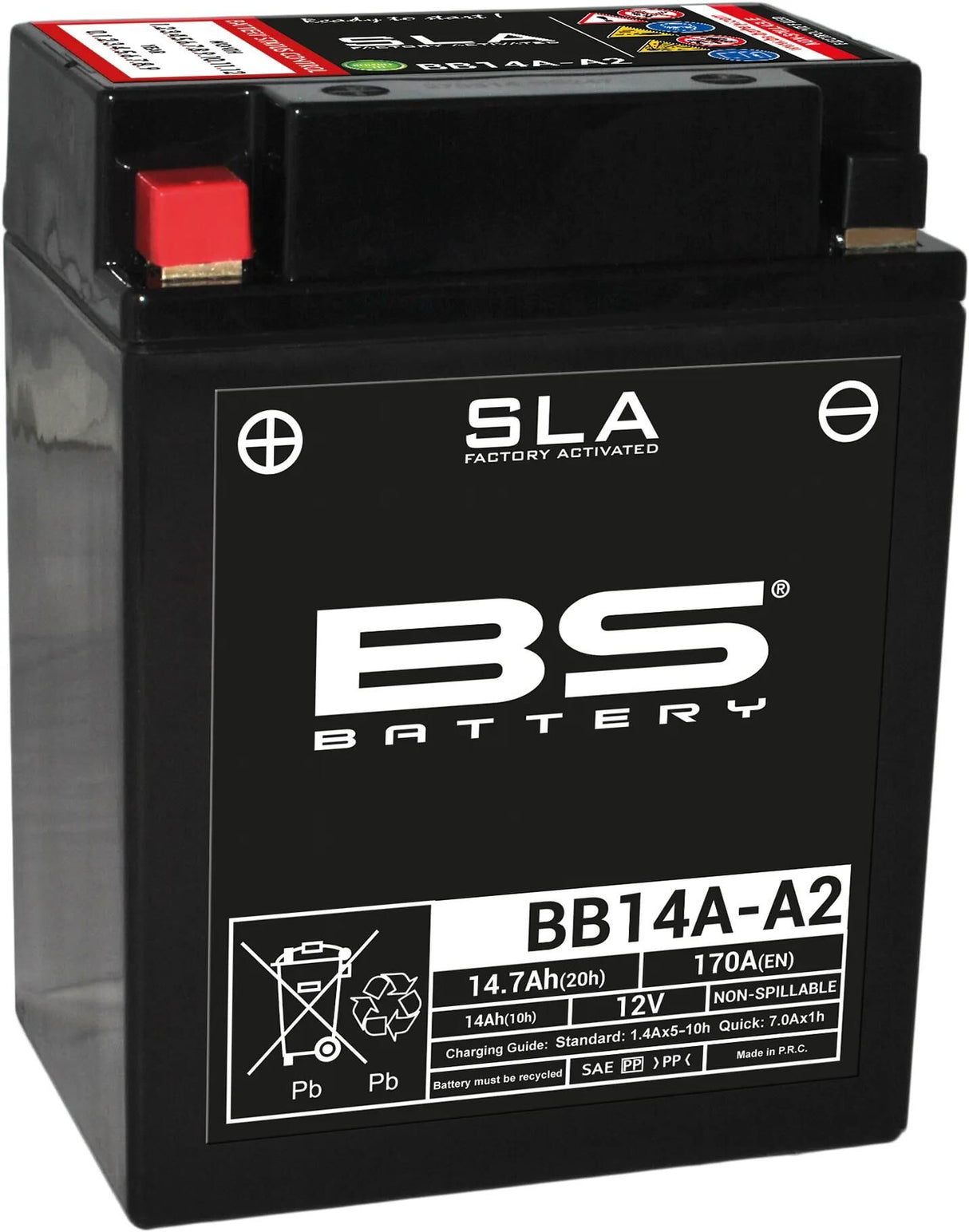 BS-Batterie Batterie bb14a-a2 . Batterie bb14a-a2 bs sla