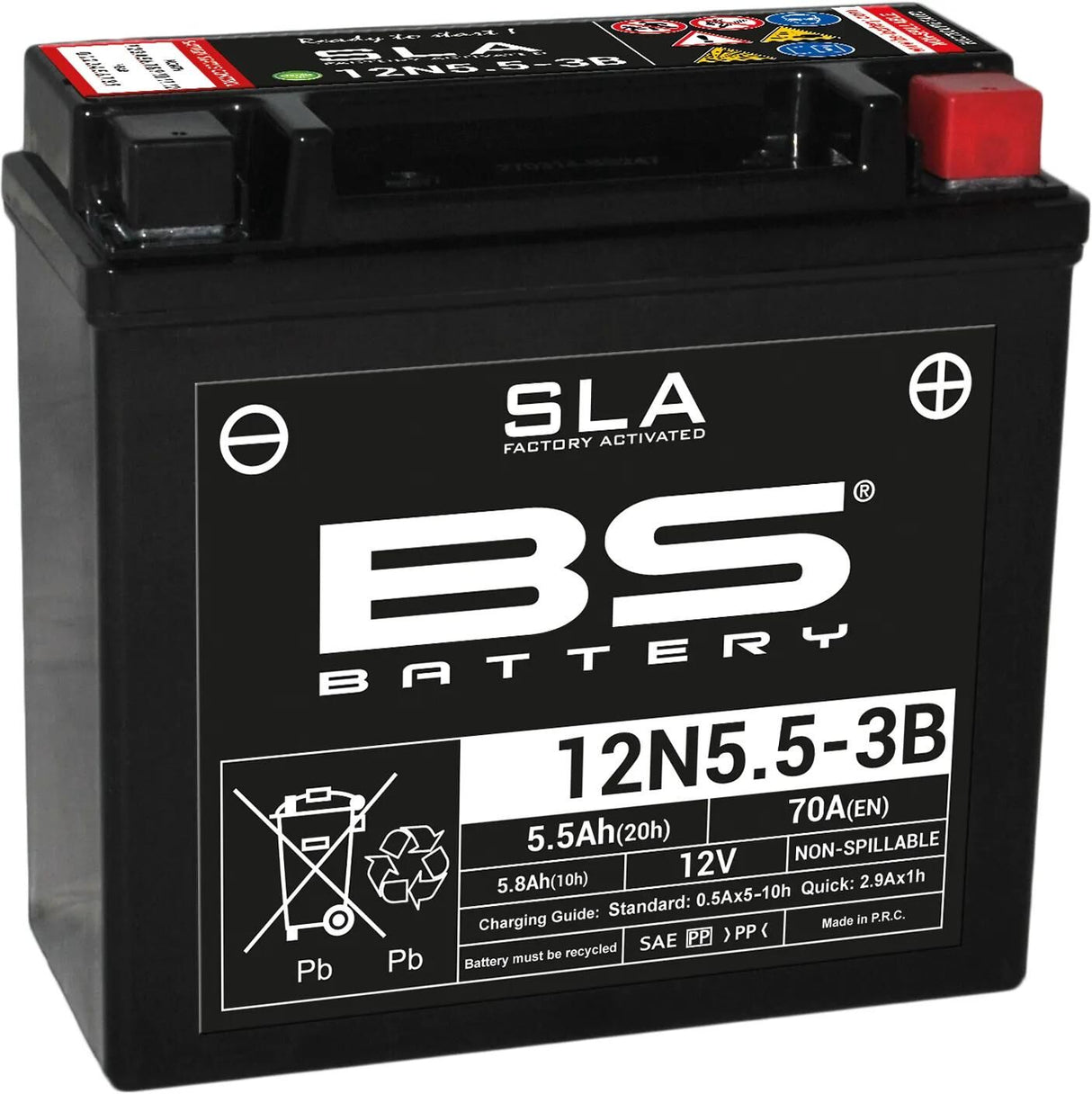 BS Batterie Batterie 12n5,5-3b Batterie 12n5,5-3b BS SLA