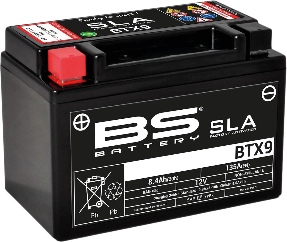 Bs-Batterie Bs-Batterie Batterie BTX9 BTX9-BS . BTX9 Batterie BS SLA
