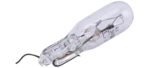 Spahn Steckglaslampe Glassockellampen 12V 2,3W W2x4,6D (10Stk)