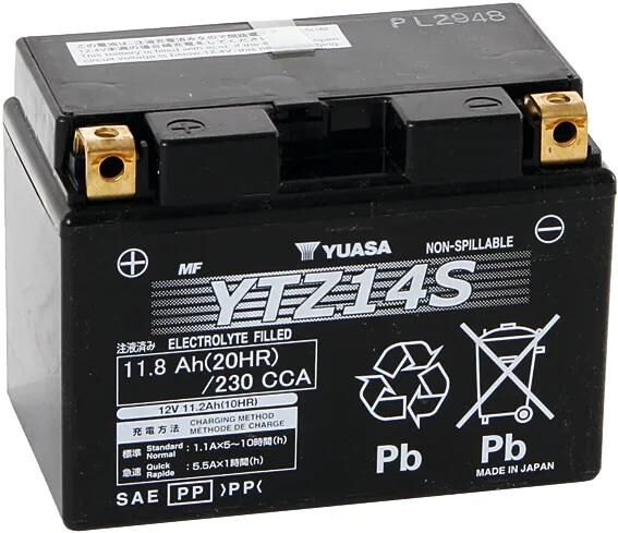 Yuasa-Batterie ytz14s. Batterie YTZ14S AGM