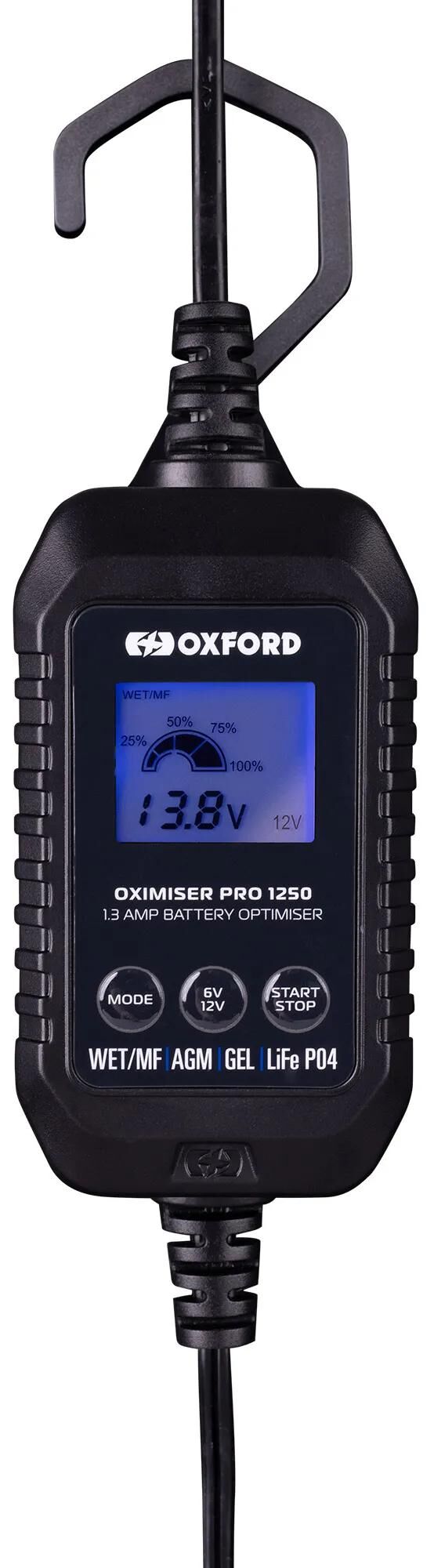 Oxford Batterieladegerät Oximizer Pro 1250. Batterieladegerät Oximizer Pro 1250