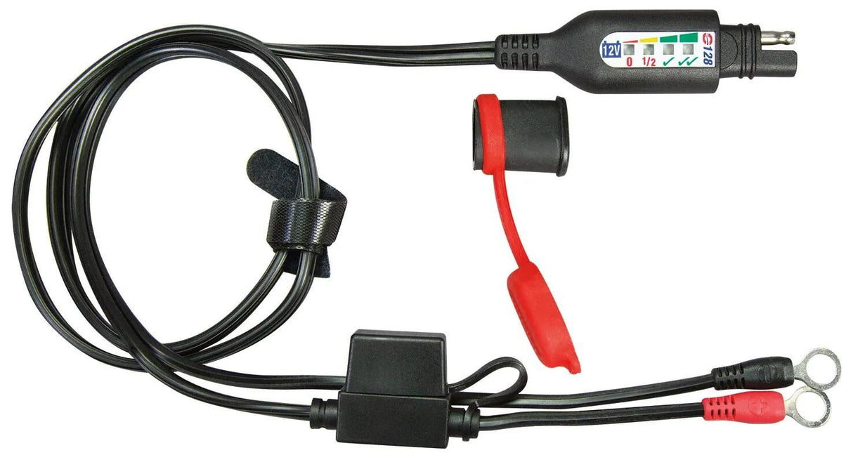 Tecmate Batteriemonitor Monitor Optimum m. Oesen-Standard