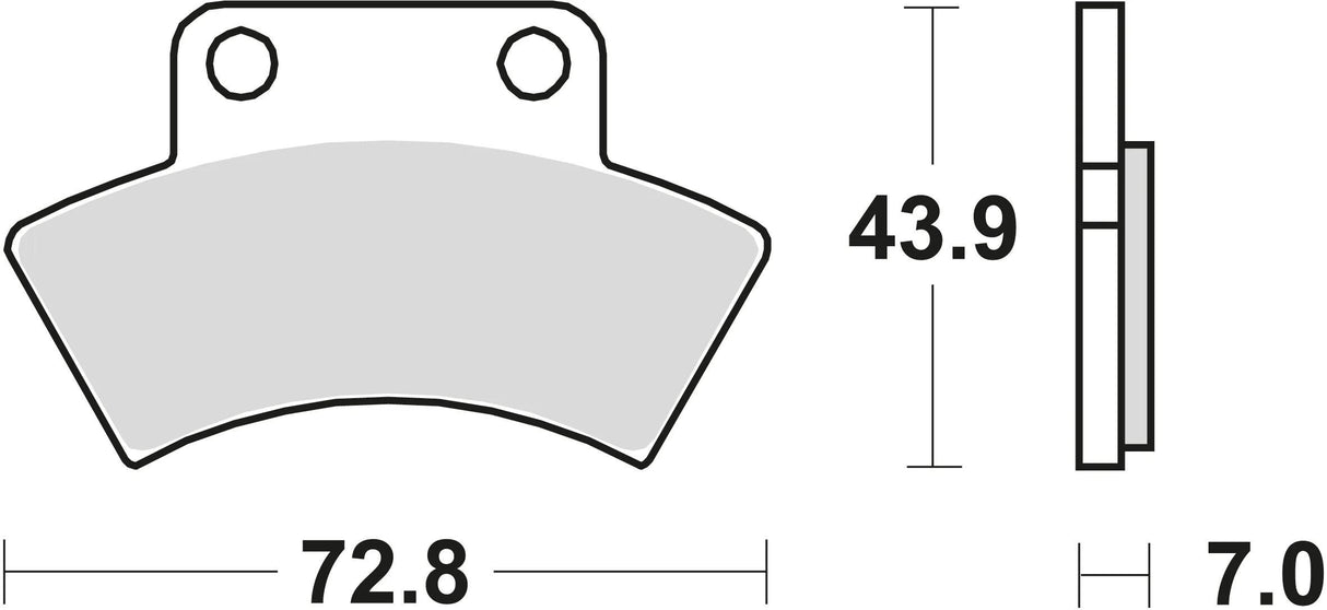 TRW Bremsbeläge MCB 668 Bremsbelag MCB 668 Si aus Sintermetall