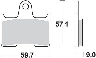 TRW Bremsbeläge MCB 729 Bremsbelag MCB 729 SH Sintermetall
