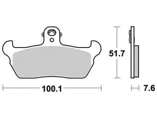 TRW Bremsbeläge MCB 618 Bremsbelag MCB 618 Bio-Standard
