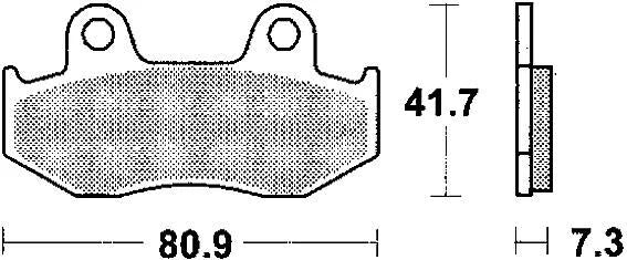 TRW Bremsbeläge MCB 534 Bremsbelag MCB 534 Bio-Standard