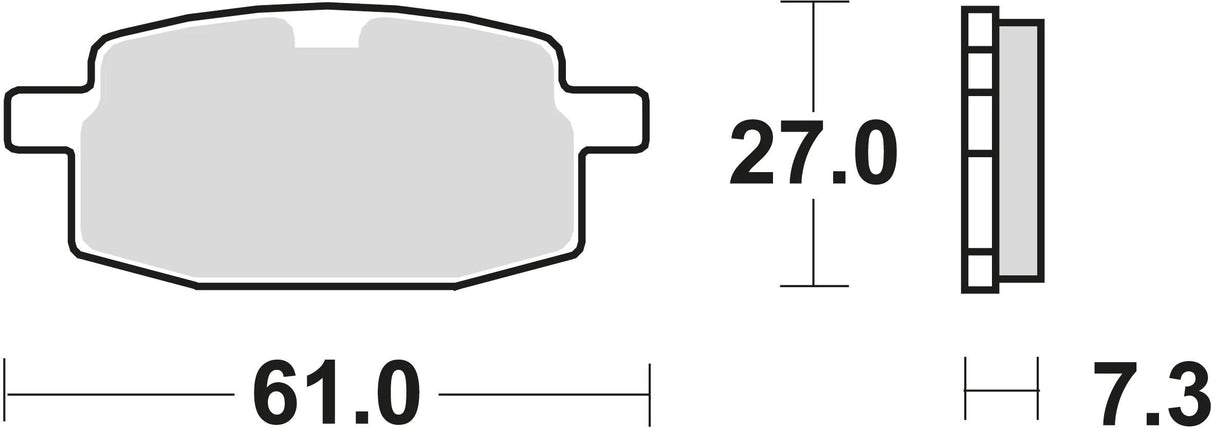 TRW Bremsbeläge MCB 590 Bremsbelag MCB 590 Bio-Standard