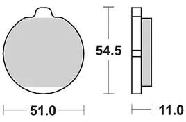 TRW Bremsbeläge MCB 505 Bremsbelag MCB 505 Bio-Standard