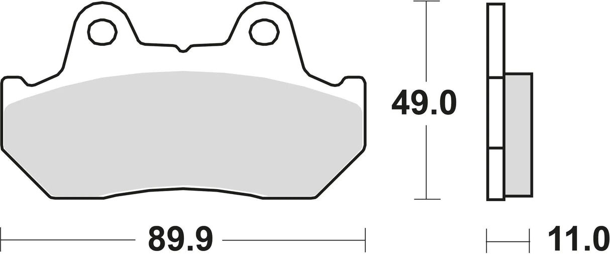 TRW Bremsbeläge MCB 512 Bremsbelag MCB 512 SV Sintermetall